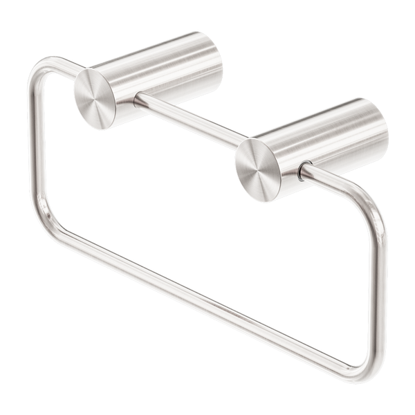 Nero Zen Hand Towel Ring Brushed Nickel