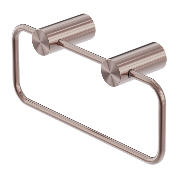 Nero Zen Hand Towel Ring Brushed Bronze