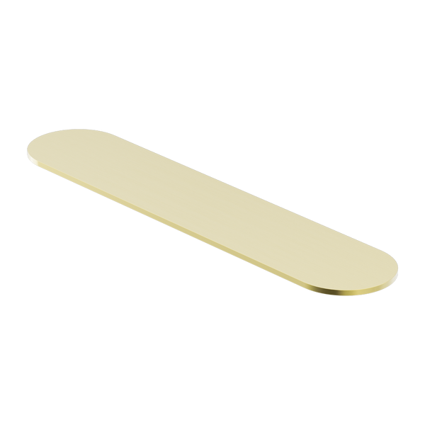 Nero Zen Metal Shower Shelf Brushed Gold