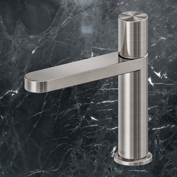 Nero Pure SS316L Basin Mixer Brushed Nickel