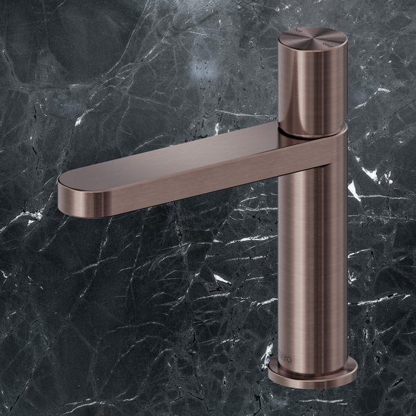 Nero Pure SS316L Basin Mixer Brushed Bronze