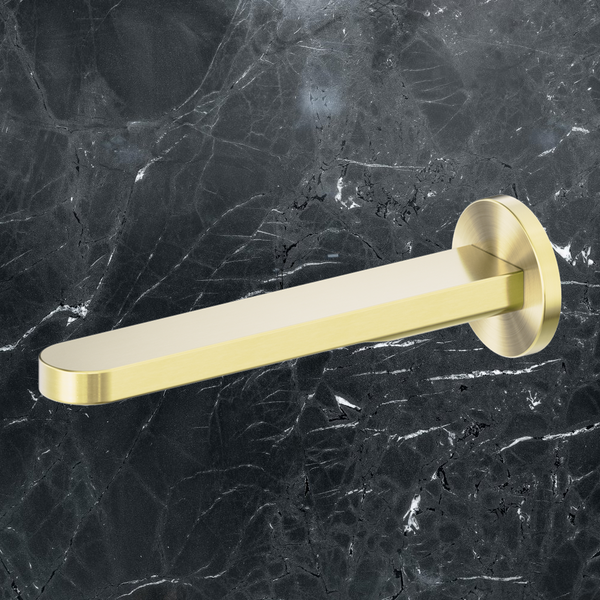 Nero Pure SS316L Round Bath Spout Only Brushed Gold