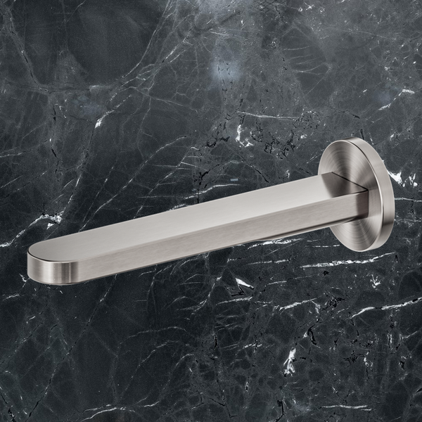 Nero Pure SS316L Round Bath Spout Only Brushed Nickel