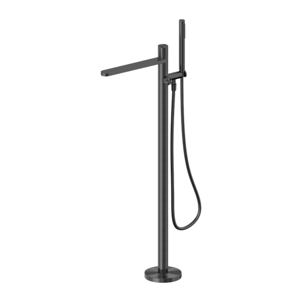 Nero Pure SS316L Progressive Freestanding Bath Mixer Graphite