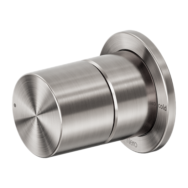 Nero Pure SS316L Progressive Shower Mixer Brushed Nickel