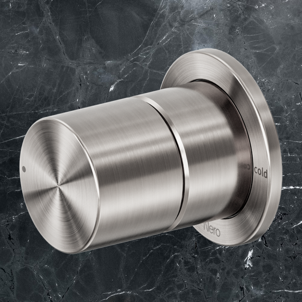 Nero Pure SS316L Progressive Shower Mixer Brushed Nickel