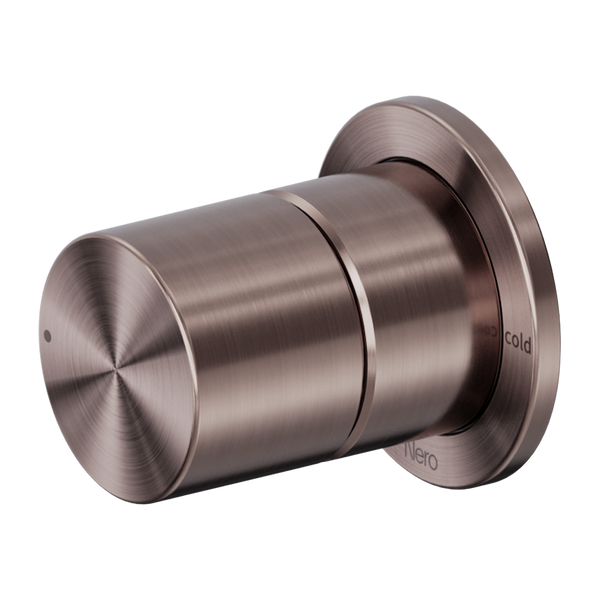Nero Pure SS316L Progressive Shower Mixer Brushed Bronze