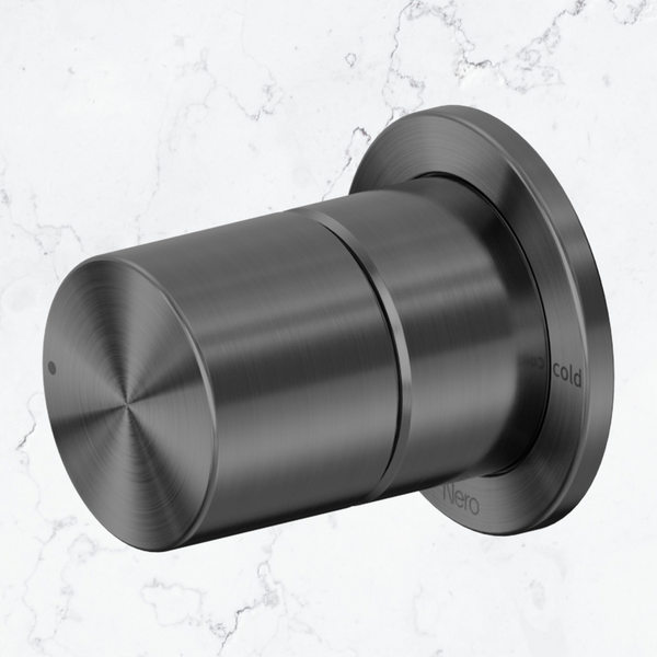 Nero Pure SS316L Progressive Shower Mixer Graphite