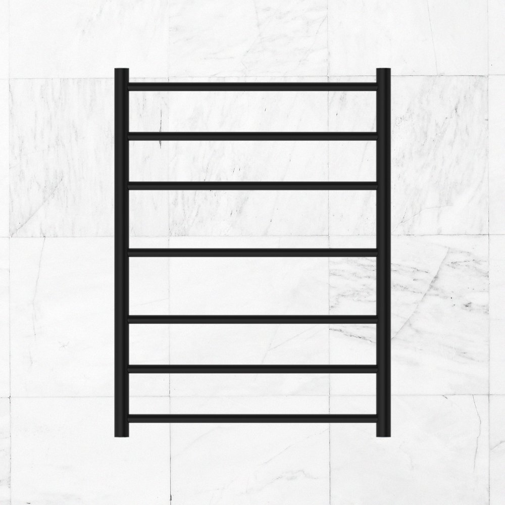 Nero Mecca Non Heated Towel Ladders Matte Black Buildmat