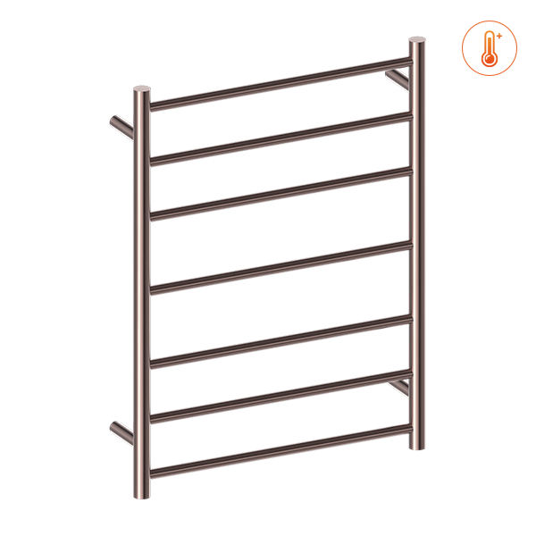 Nero Heated Towel Ladder Brushed Bronze
