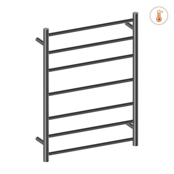Nero Heated Towel Ladder Graphite