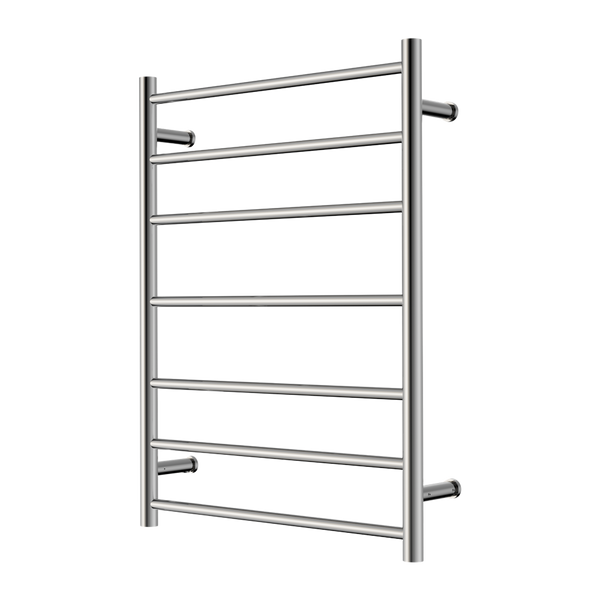Nero Mecca 240V 7 Bar Heated Towel Ladder Chrome