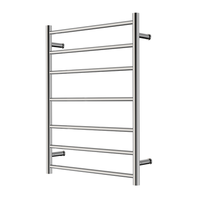 Nero Mecca 240V 7 Bar Heated Towel Ladder Chrome