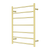 Nero Mecca 240V 7 Bar Heated Towel Ladder Brushed Gold