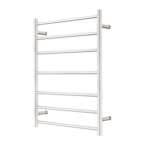 Nero Mecca 240V 7 Bar Heated Towel Ladder Brushed Nickel