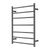 Nero Mecca 240V 7 Bar Heated Towel Ladder Graphite