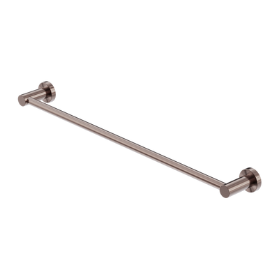 Nero Mecca Single Towel Rail 600mm Brushed Bronze