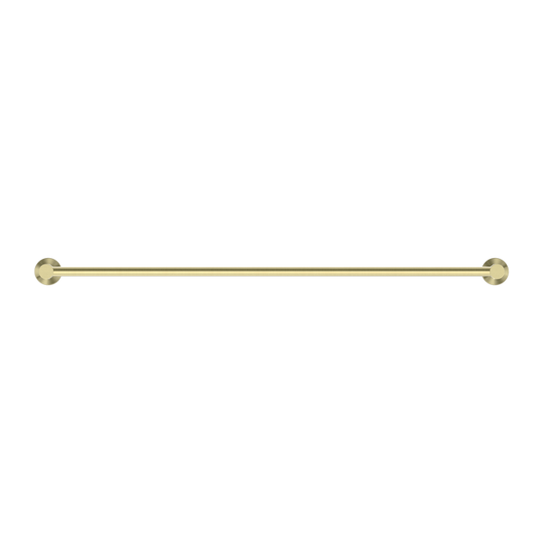 Nero Mecca Single Towel Rail 800mm Brushed Gold