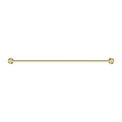 Mecca Single Towel Rail 800mm Brushed Gold