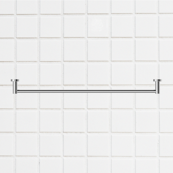 Nero Mecca Single Towel Rail 800mm Chrome