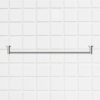 Mecca Single Towel Rail 800mm Chrome