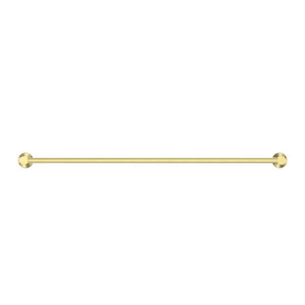Nero Mecca Double Towel Rail 800mm Brushed Gold
