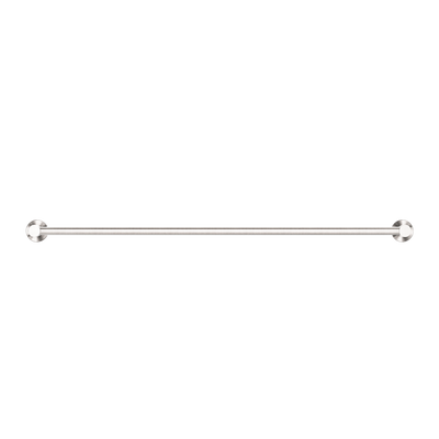 Mecca Double Towel Rail 800mm Brushed Nickel