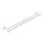 Mecca Double Towel Rail 800mm Matte White