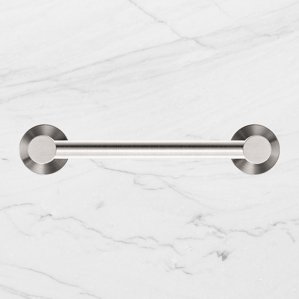 Nero Mecca Hand Towel Rail Brushed Nickel