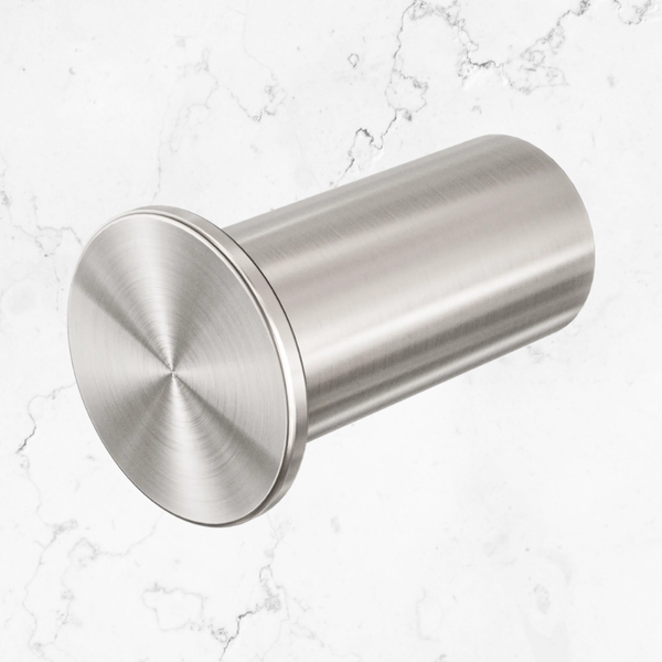 Nero Mecca Robe Hook Slim Brushed Nickel