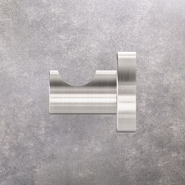 Nero Mecca Robe Hook Brushed Nickel