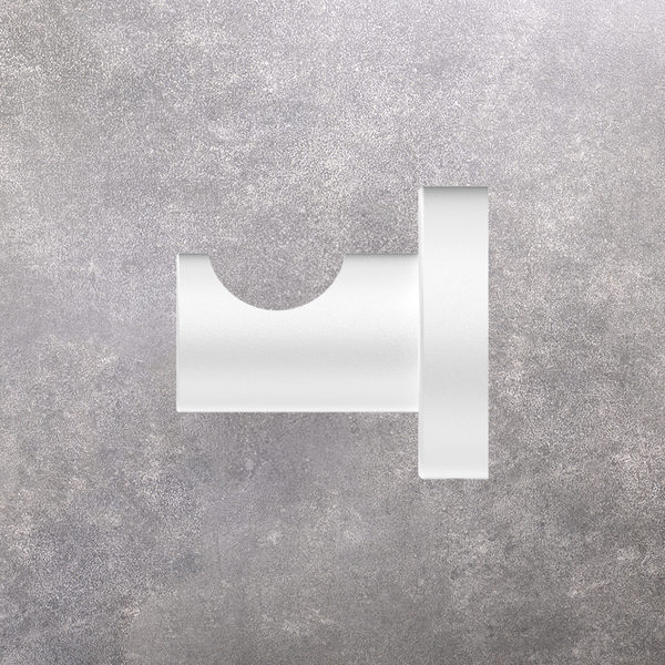 Nero Mecca Robe Hook Matte White