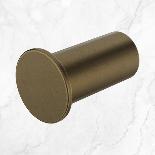 Nero Mecca Robe Hook Slim Tumbled Antique Brass