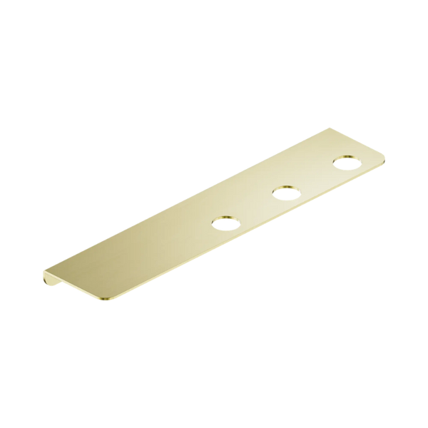 Nero Mecca Triple Soap Bottle Holder With Shelf Brushed Gold