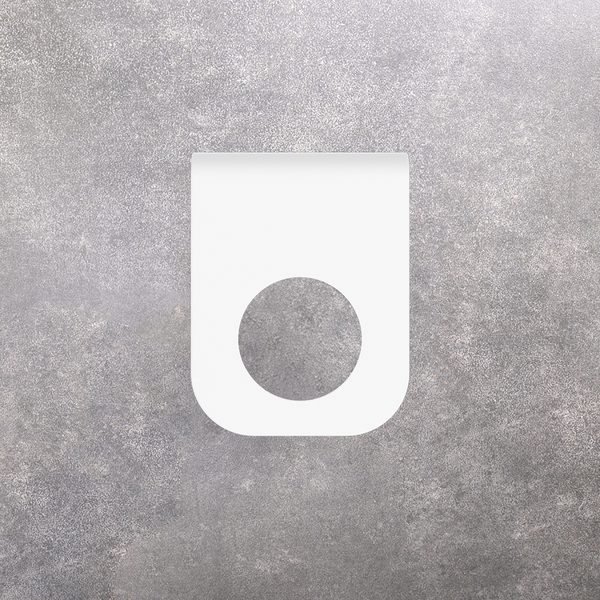 Nero Mecca Soap Bottle Holder Matte White