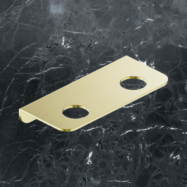 Nero Mecca Double Soap Bottle Holder Brushed Gold