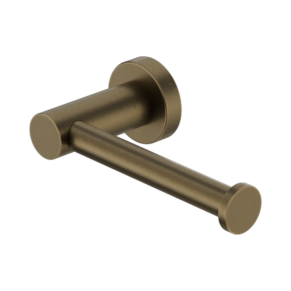 Nero Mecca Toilet Roll Holder Tumbled Antique Brass