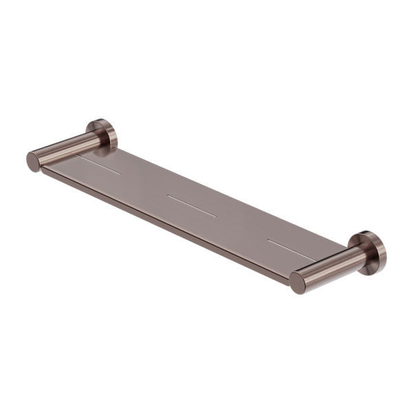 Nero Mecca Metal Shower Shelf Brushed Bronze