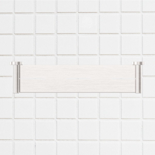 Nero Mecca Shower Shelf Brushed Nickel