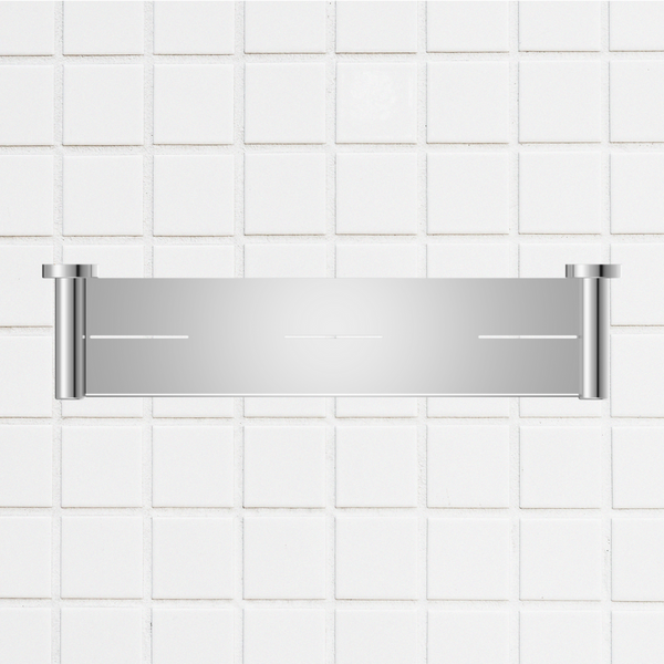 Nero Mecca Shower Shelf Chrome