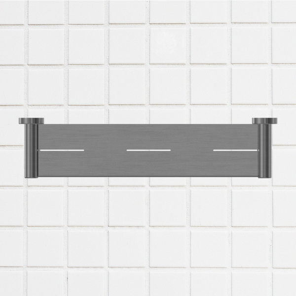 Nero Mecca Shower Shelf Brushed Gunmetal