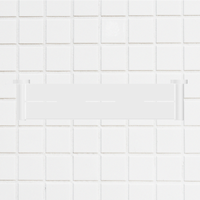 Mecca Shower Shelf Matte White
