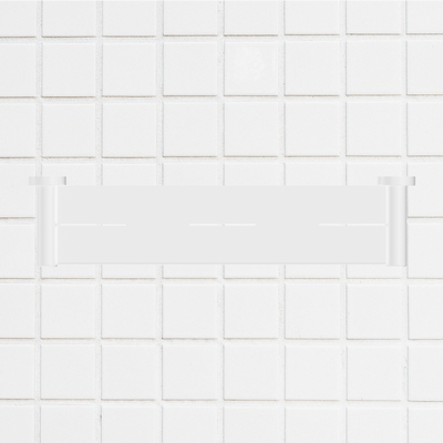 Mecca Shower Shelf Matte White