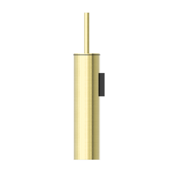 Nero Mecca Toilet Brush Holder Brushed Gold