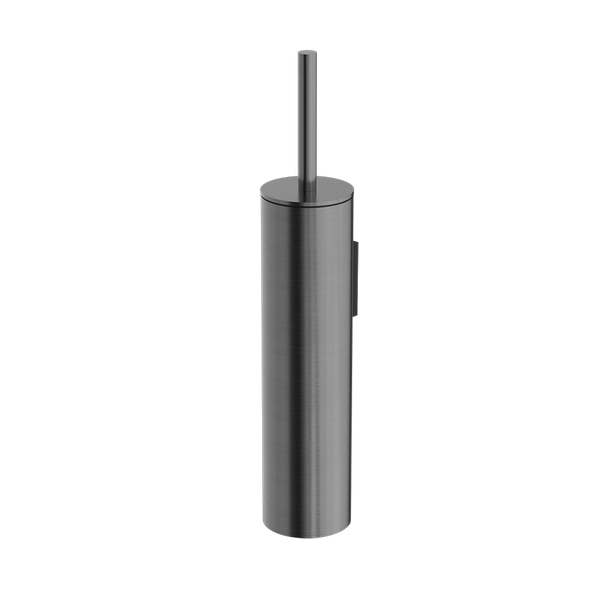 Nero Mecca Toilet Brush Holder Brushed Gunmetal