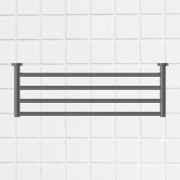 Nero Mecca Towel Rack Brushed Gunmetal