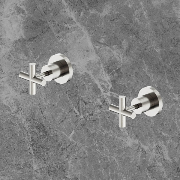Nero X Plus Wall Top Assemblies Brushed Nickel