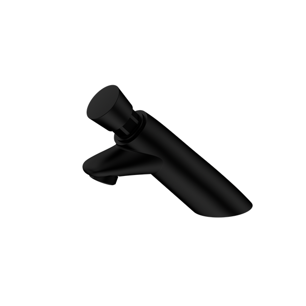 Nero SS316 Lead Free Timeflow Push Button Pillar Tap Pvd Black