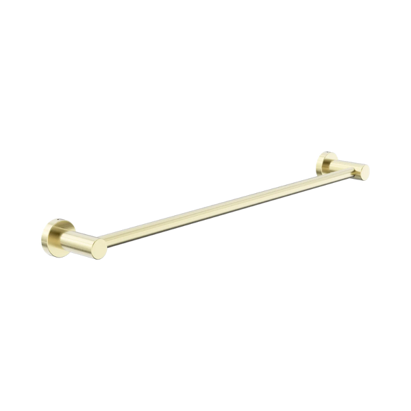Nero Dolce II Single Towel Rail 600mm Brushed Gold