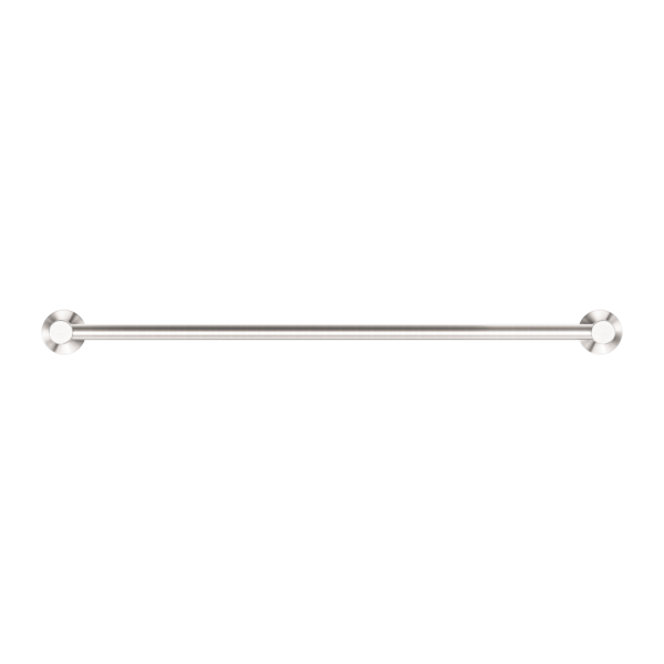 Nero Dolce II Single Towel Rail 600mm Brushed Nickel